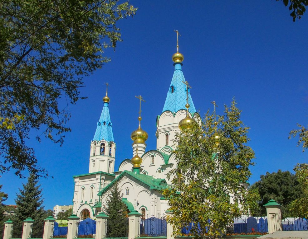 Благовещенск. Кафедральный собор Благовещения Пресвятой Богородицы (новый). фасады