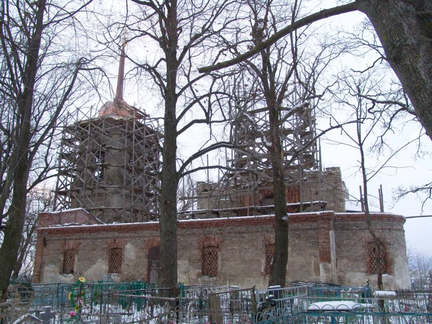 Церковь Мины, Виктора и Викентия, Кусва (Псковский район, Псковская область). документальные фотографии