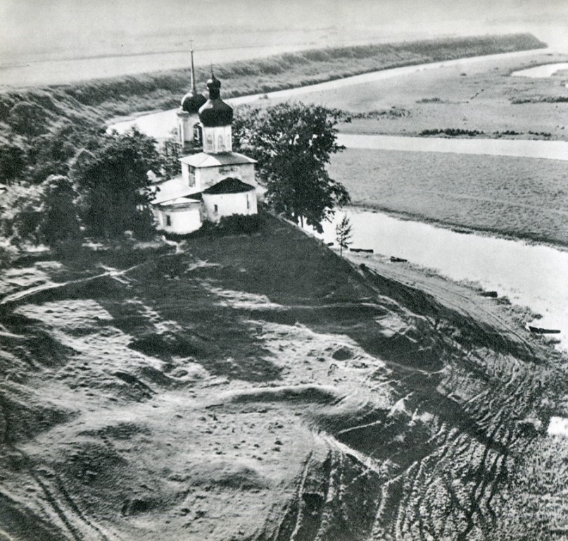 Церковь Мины, Виктора и Викентия, Кусва (Псковский район, Псковская область). архивная фотография, Фото 1960-х гг. из архива Бориса Скобельцина