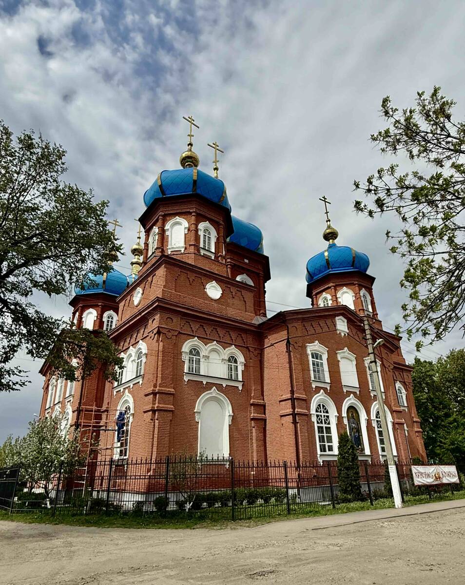Собор Покрова Пресвятой Богородицы, Петровск (Петровский район, Саратовская область). общий вид в ландшафте
