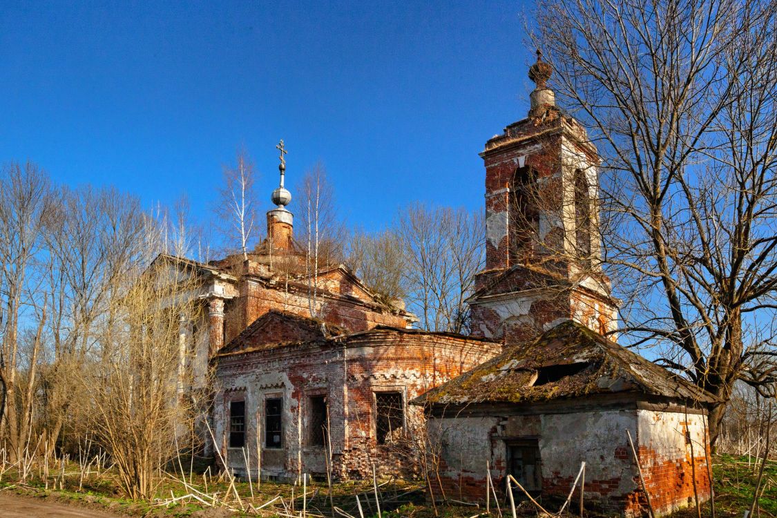 Паскино. Церковь Воскресения Словущего. фасады