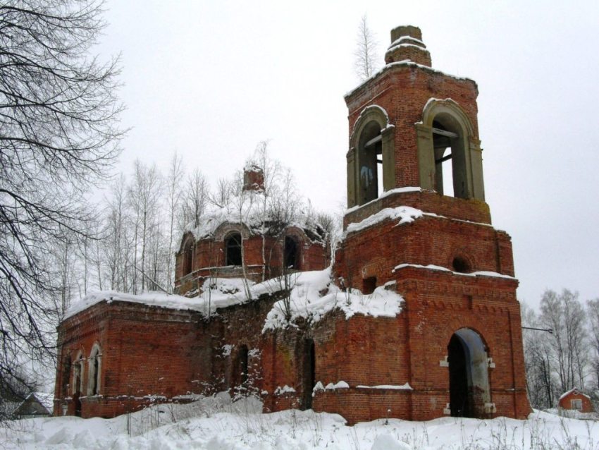 Церковь Рождества Пресвятой Богородицы, Бухолово (Шаховской городской округ, Московская область). дополнительная информация, вид с северо-запада