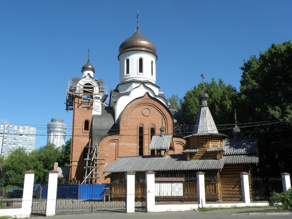 Церковь Кирилла и Мефодия на Левобережной, Химки (Химкинский городской округ, Московская область). фасады