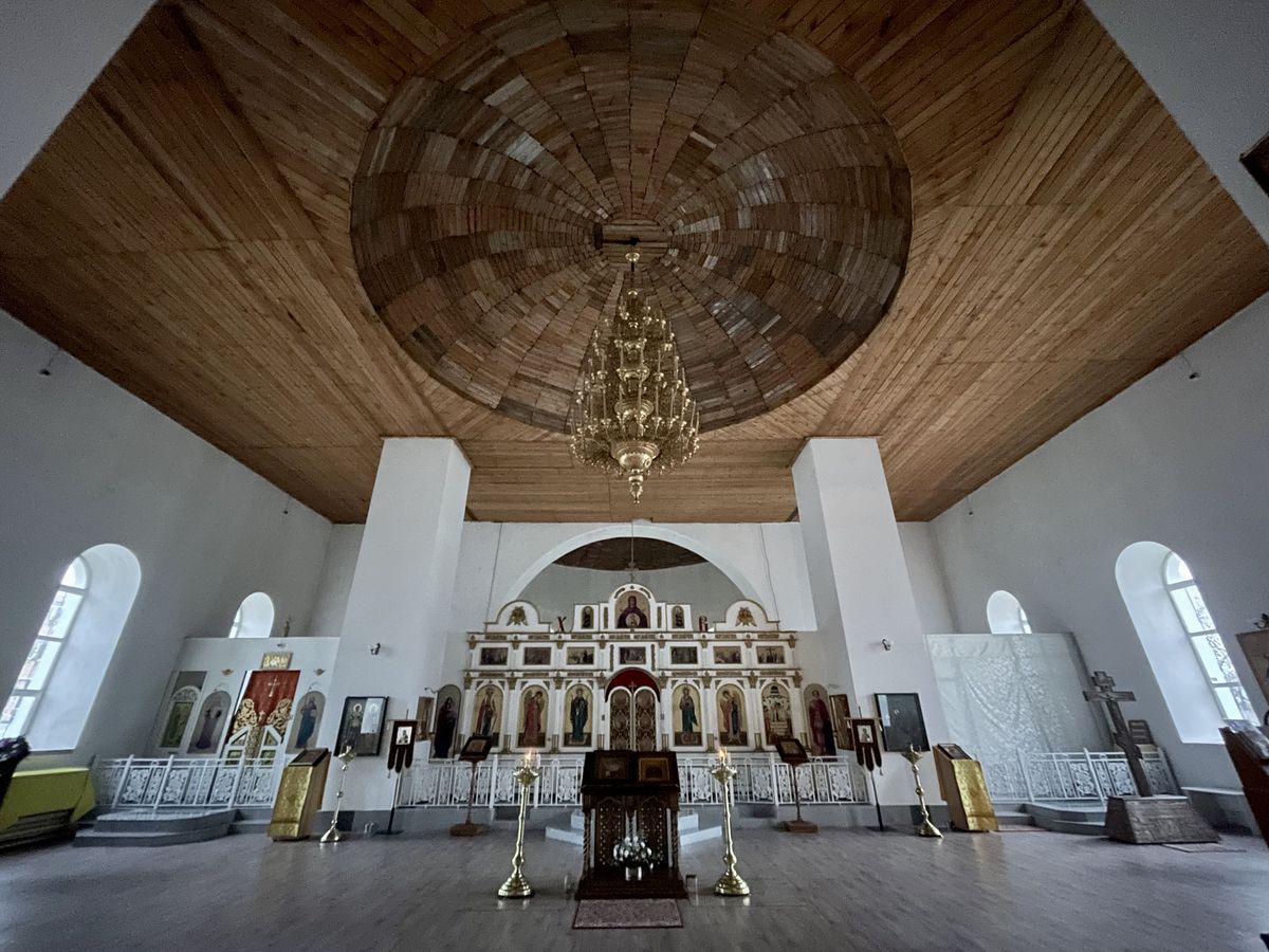 Церковь Воздвижения  Креста Господня в Дубровке, Орехово-Зуево (Орехово-Зуевский городской округ, Московская область). интерьер и убранство