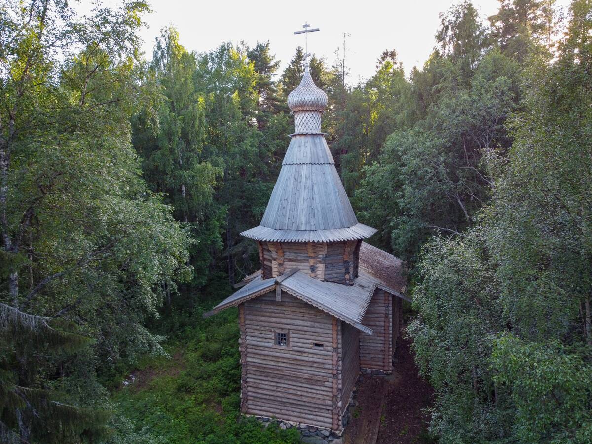 Муезерский Троицкий монастырь. Церковь Николая Чудотворца, Троица, остров (Беломорский район, Республика Карелия). фасады
