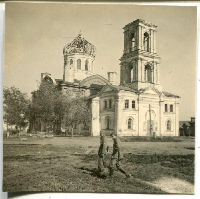 Кантемировка. Церковь Троицы Живоначальной. архивная фотография, Фото 1941 г. с аукциона e-bay.de