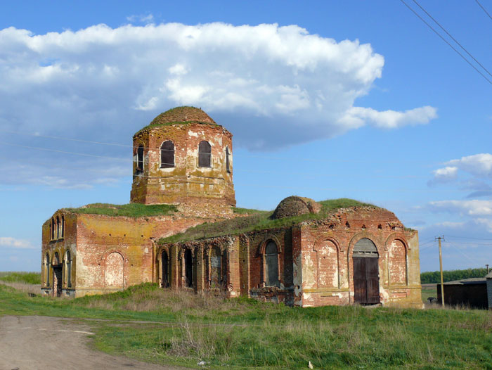 Крыловка. Церковь Казанской иконы Божией Матери. фасады