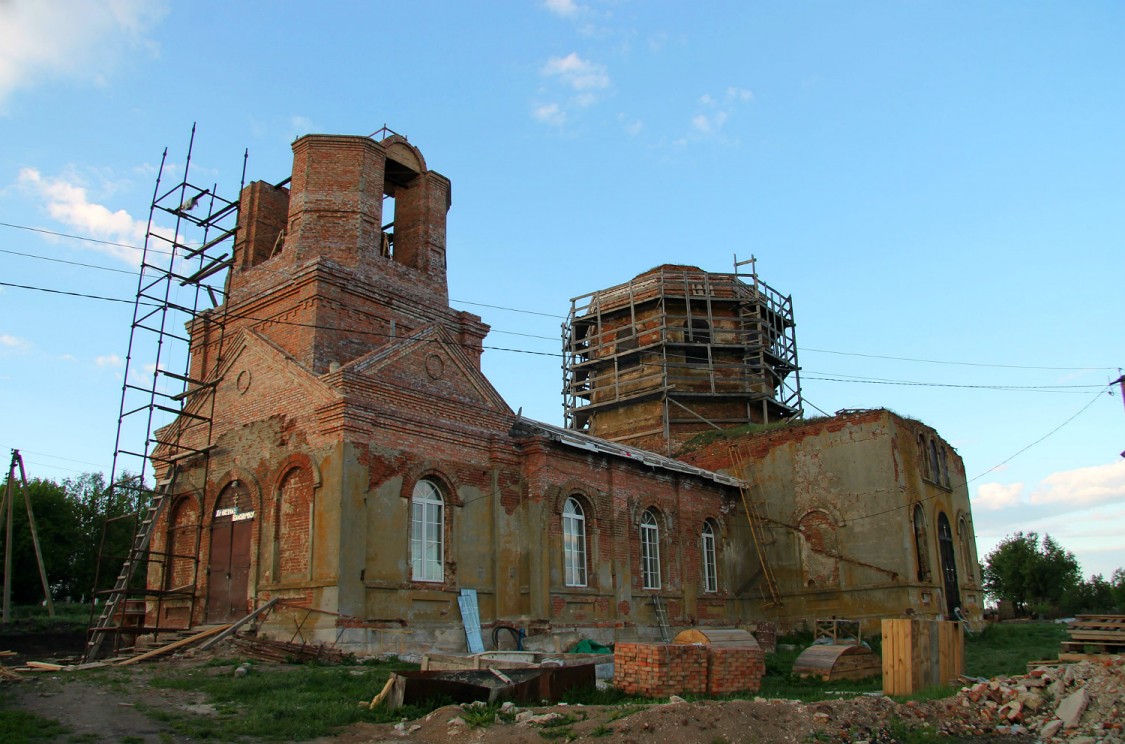 Крыловка. Церковь Казанской иконы Божией Матери. фасады