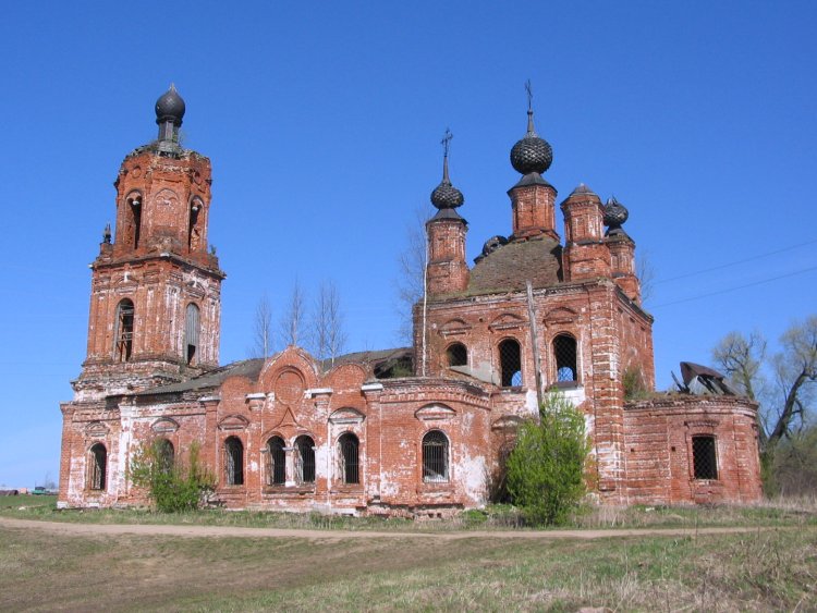 Николо-Неверьево. Церковь Николая Чудотворца. фасады