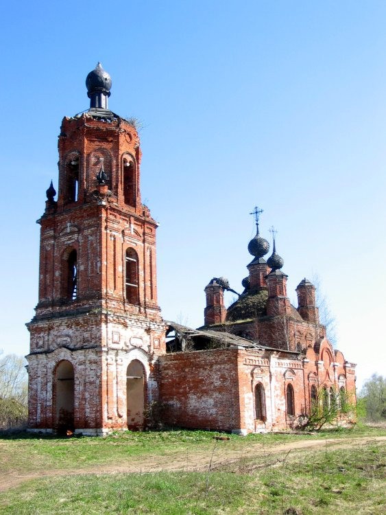 Николо-Неверьево. Церковь Николая Чудотворца. фасады