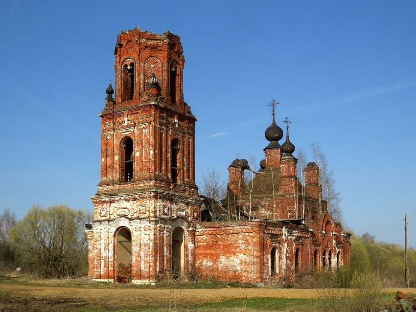 Николо-Неверьево. Церковь Николая Чудотворца. фасады