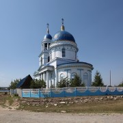 Церковь иконы Божией Матери "Знамение", Вид с юго-востока<br>, Воскресенское, Каслинский район, Челябинская область