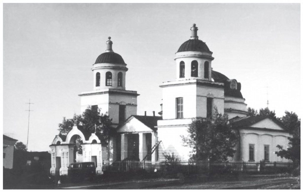 Звериноголовское. Церковь Воздвижения Креста Господня. архивная фотография, Фото 1970-ых годов с сайта soroka1736.ru