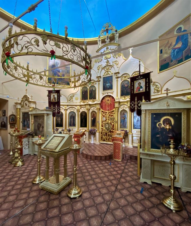 Церковь Воздвижения Креста Господня, Звериноголовское (Звериноголовский район, Курганская область). интерьер и убранство, Интерьер основного объёма