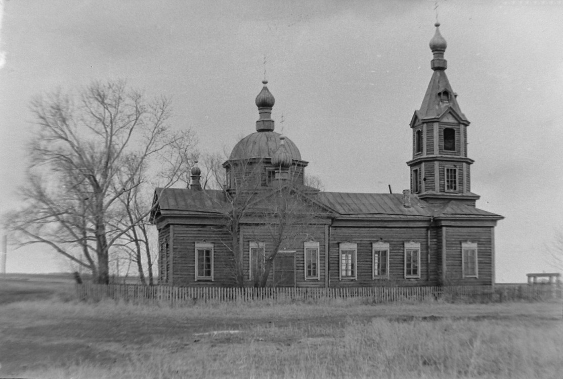 Боровлянка. Церковь Воздвижения Креста Господня. архивная фотография, Старое фото