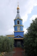 Церковь Воздвижения Креста Господня, Колокольня имеет значительный наклон<br>, Боровлянка, Притобольный район, Курганская область