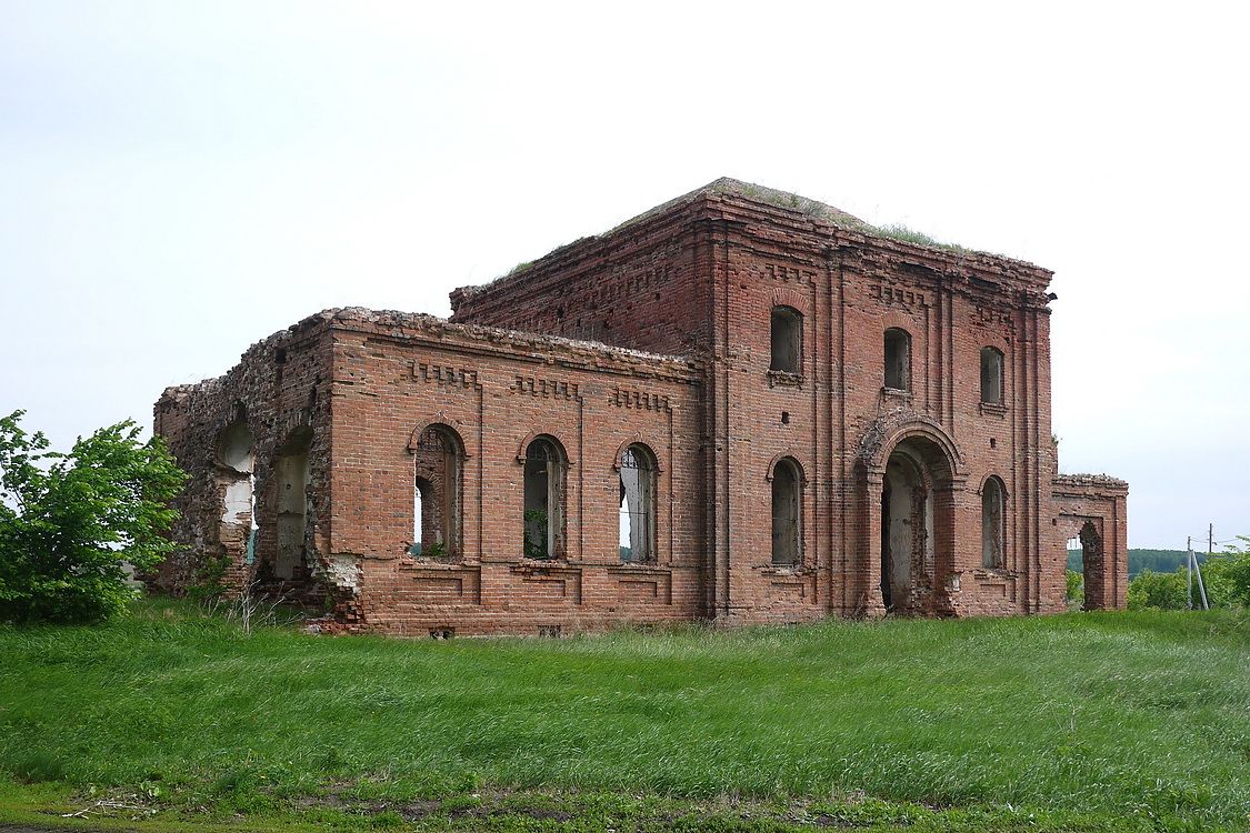 Максимово. Церковь Константина и Елены. фасады, Вид с юго-запада
