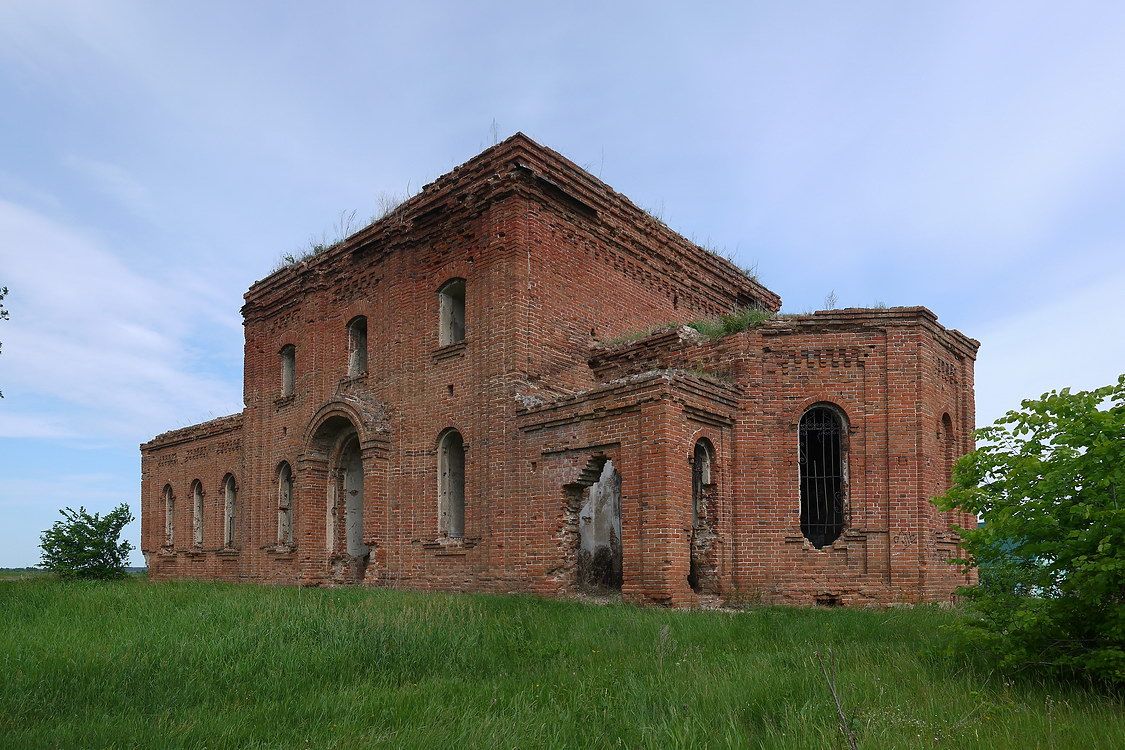 Максимово. Церковь Константина и Елены. фасады, Вид с юго-востока