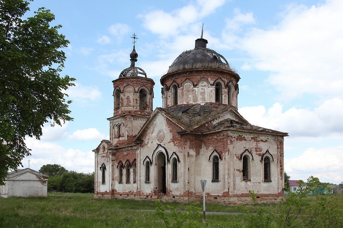 Церковь Николая Чудотворца, Николаевка (Щучанский район, Курганская область). фасады, Вид с юго-востока