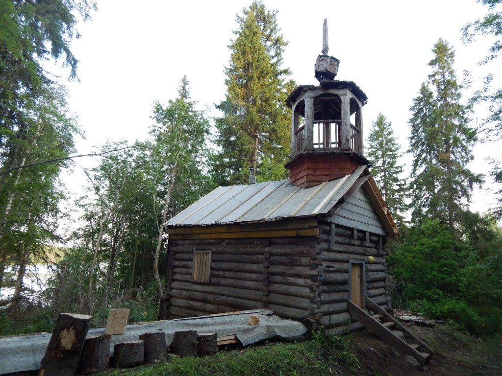 Татарская Гора (Тамбич-Озеро). Часовня Анастасии Узорешительницы. документальные фотографии, Итог противоаварийных работ добровольцами проекта 