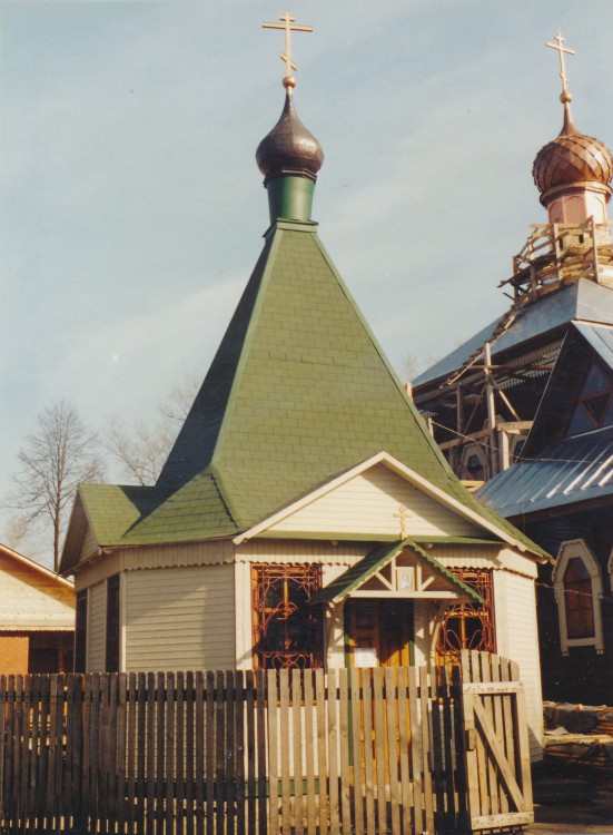 Церковь Афанасия Ковровского, Петушки (Петушинский район, Владимирская область). дополнительная информация, Временная часовня, в настоящее время не существует 
