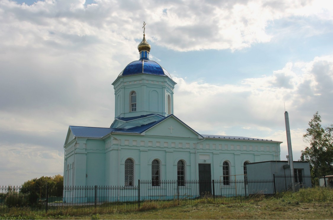 Церковь Покрова Пресвятой Богородицы, Горки (Новоусманский район, Воронежская область). фасады