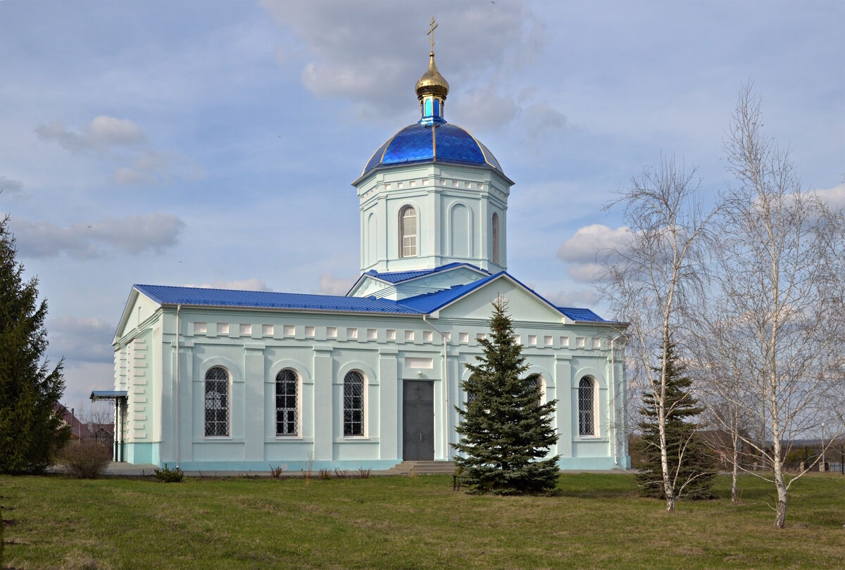 Горки. Церковь Покрова Пресвятой Богородицы. фасады