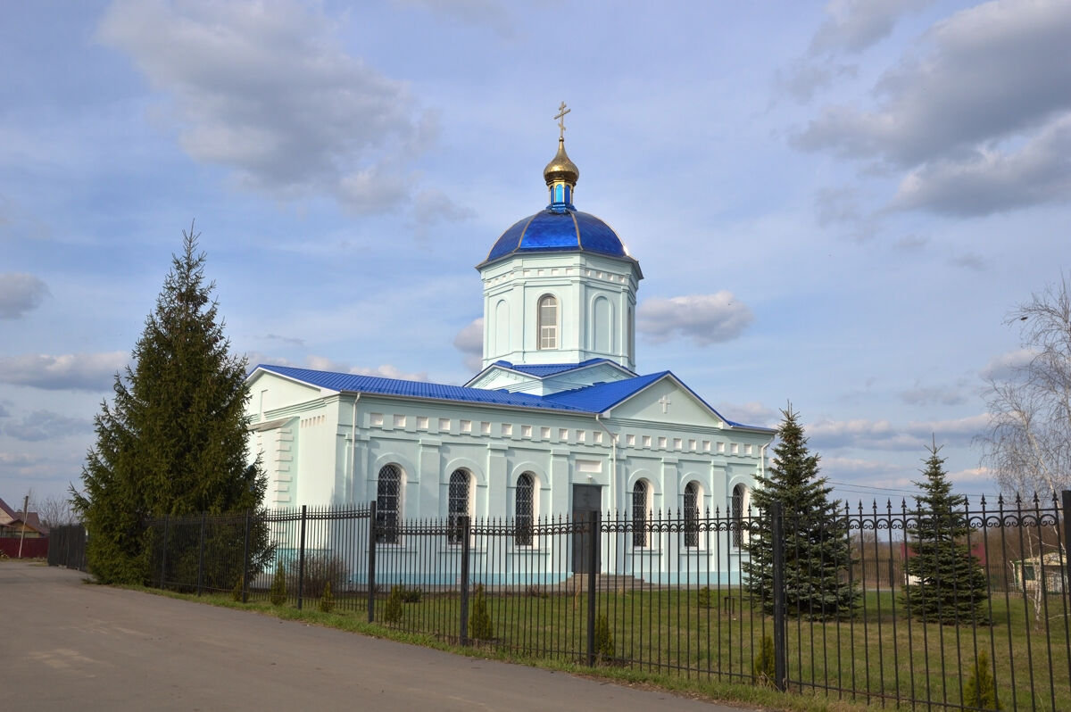 Церковь Покрова Пресвятой Богородицы, Горки (Новоусманский район, Воронежская область). фасады