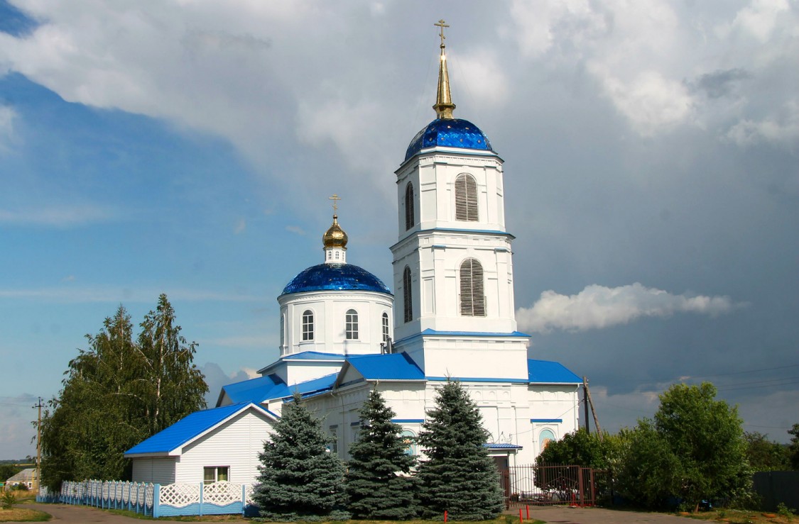 Церковь Богоявления Господня, Орлово (Новоусманский район, Воронежская область). фасады