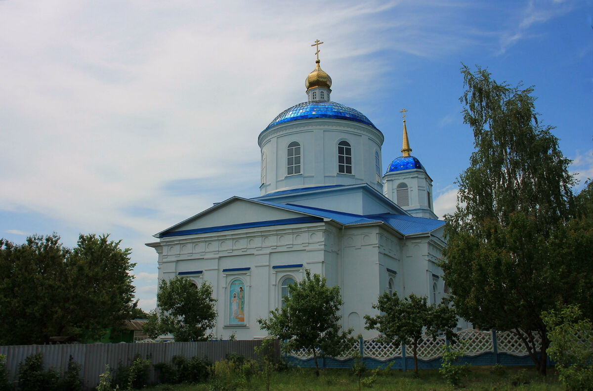 Церковь Богоявления Господня, Орлово (Новоусманский район, Воронежская область). фасады