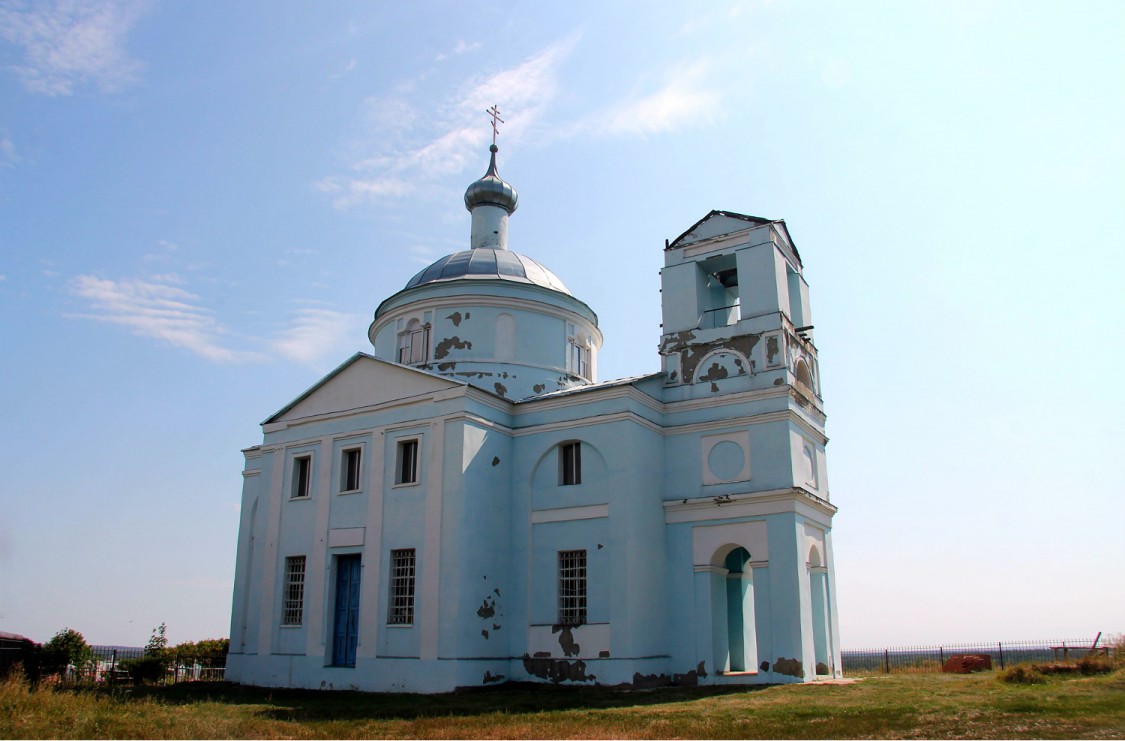 Церковь Покрова Пресвятой Богородицы, Пады (Панинский район, Воронежская область). фасады, Вид с северо-запада