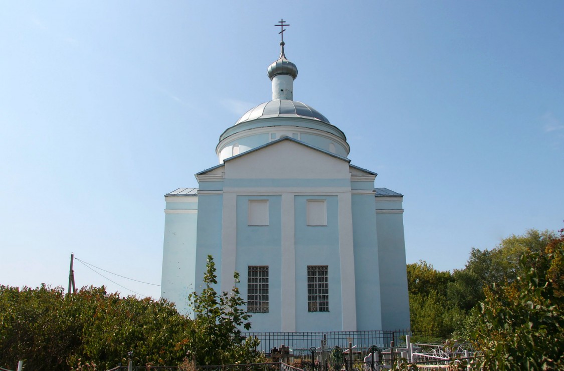 Церковь Покрова Пресвятой Богородицы, Пады (Панинский район, Воронежская область). фасады, Восточная сторона