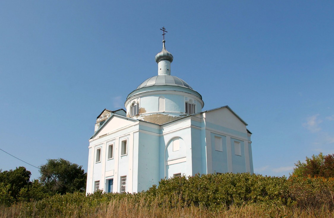 Церковь Покрова Пресвятой Богородицы, Пады (Панинский район, Воронежская область). фасады, Вид с юго-востока