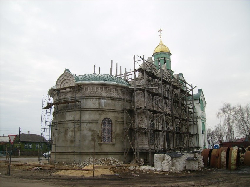 Церковь Петра и Павла в Масловке, Воронеж (Воронеж, город, Воронежская область). общий вид в ландшафте, Вид  с  северо-востока