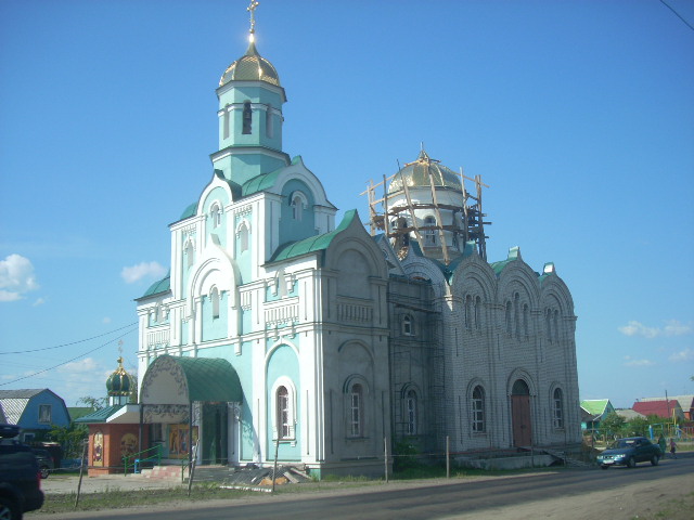 Церковь Петра и Павла в Масловке, Воронеж (Воронеж, город, Воронежская область). общий вид в ландшафте