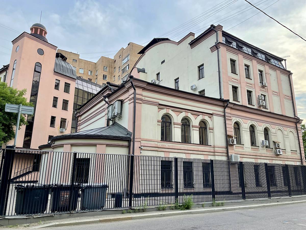 фасады. Домовая церковь Александра Константинопольского при бывшем приюте Василие-Кесарийского попечительства, Тверской (Центральный административный округ (ЦАО), г. Москва)