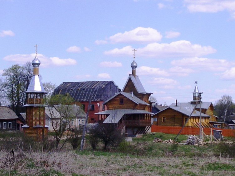 Церковь Смоленской иконы Божией Матери, Тёмкино, село (Тёмкинский район, Смоленская область). фасады, вид с юго-запада
