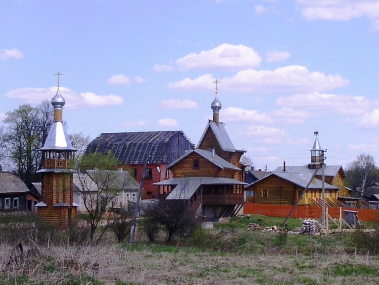 Тёмкино, село. Церковь Смоленской иконы Божией Матери. фасады, вид с юго-запада