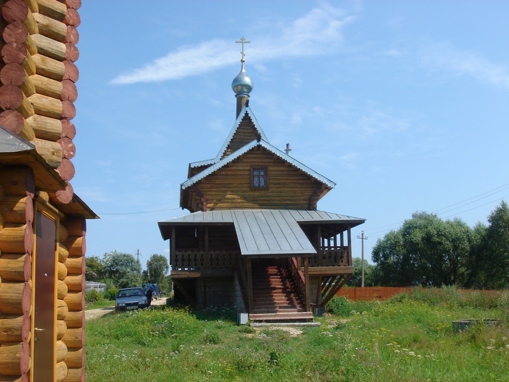 Тёмкино, село. Церковь Смоленской иконы Божией Матери. фасады, Храм