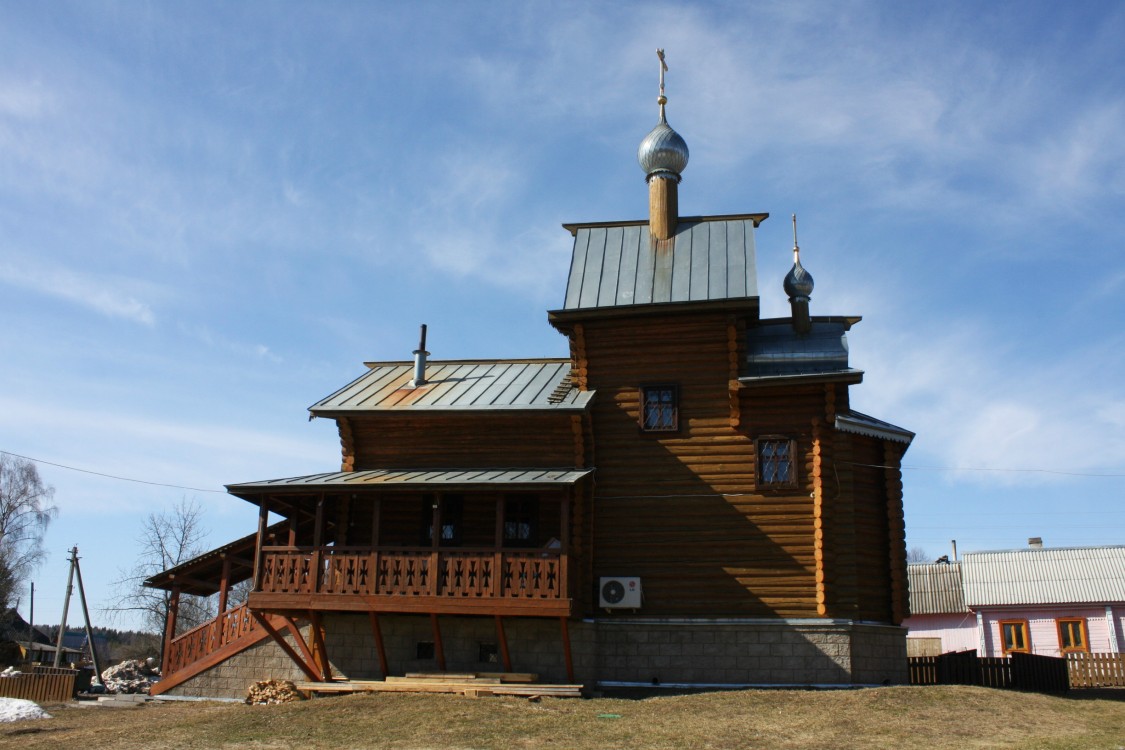 Тёмкино, село. Церковь Смоленской иконы Божией Матери. фасады