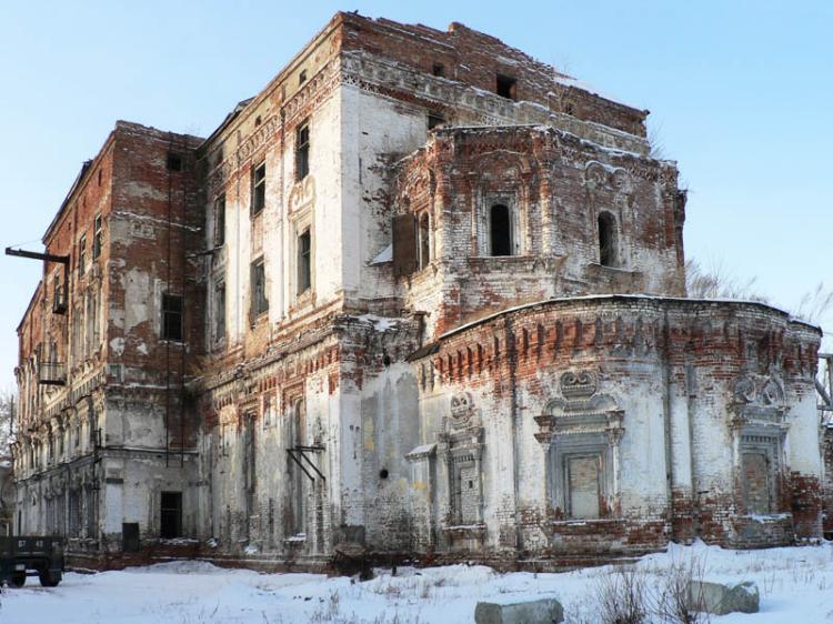Далматовский Успенский мужской монастырь. Собор Успения Пресвятой Богородицы, Далматово (Далматовский район, Курганская область). фасады, Успенский собор Далматовского монастыря