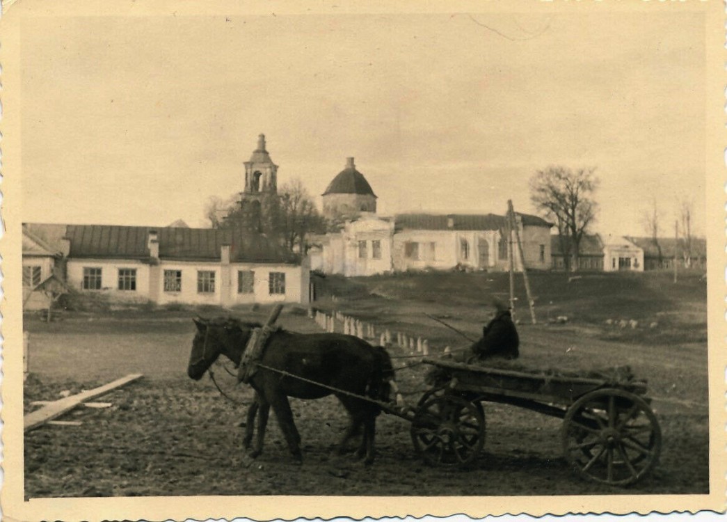 Рогнедино. Церковь Алексия, митрополита Московского. архивная фотография, Фото 1942 г. с аукциона e-bay.de