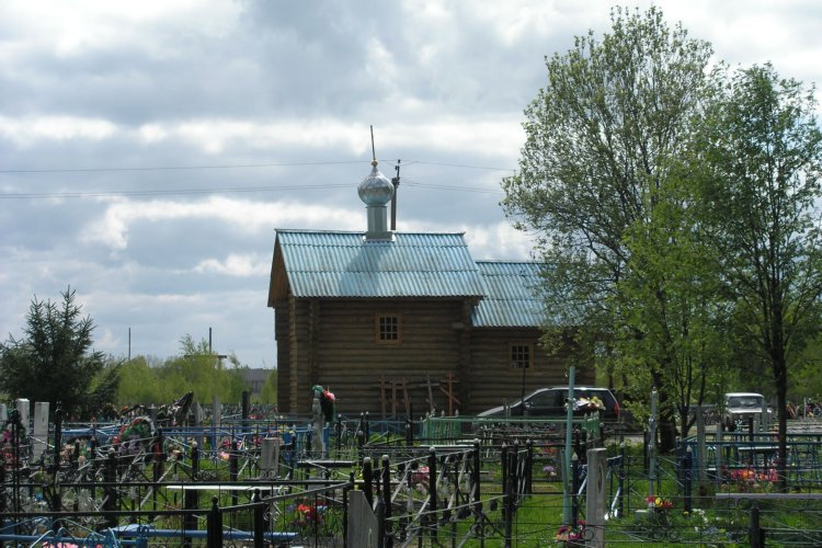 Часовня Димитрия Солунского, Дубровка (Дубровский район, Брянская область). общий вид в ландшафте, Фото: Артем Денисов. Специально для каталога.