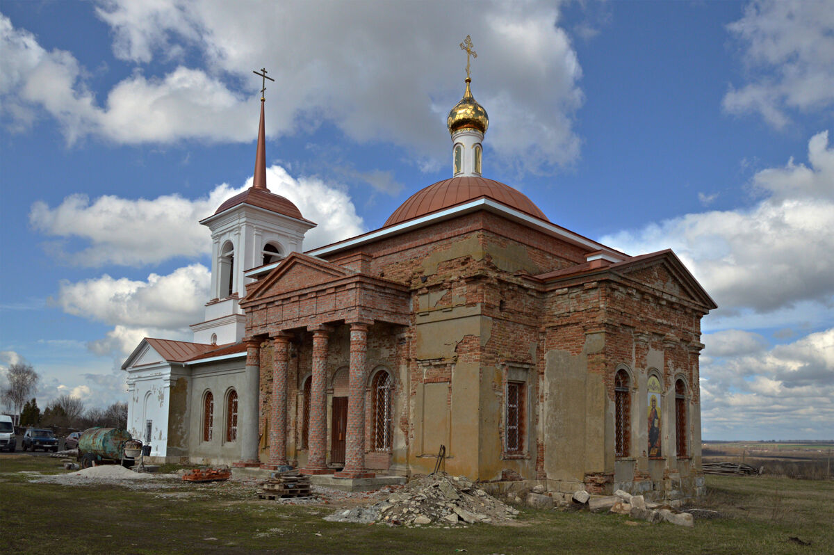 Церковь Вознесения Господня, Вознесенка (Семилукский район, Воронежская область). фасады