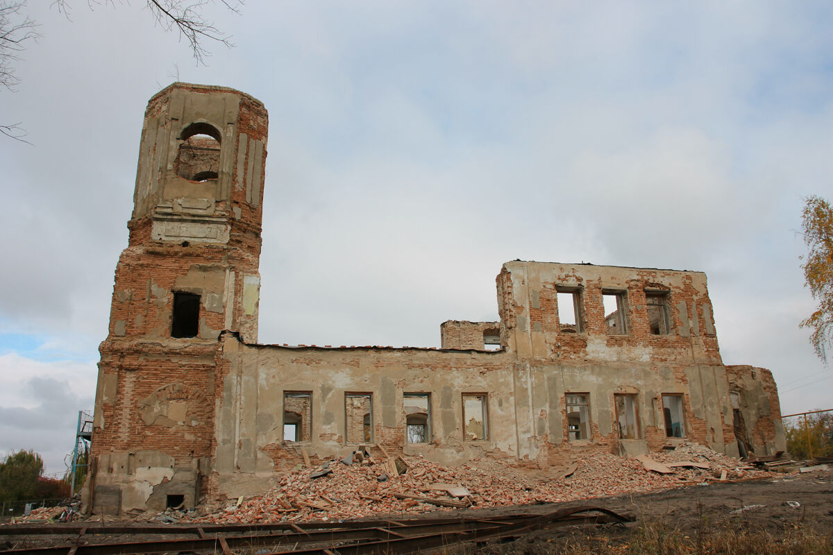Церковь Покрова Пресвятой Богородицы, Горожанка (Рамонский район, Воронежская область). фасады, Начата реставрация храма 