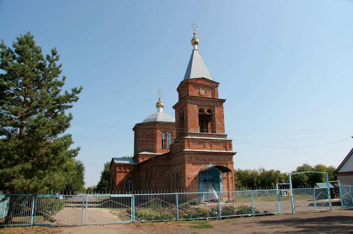 Церковь Андрея Блаженного Тотемского, Михайловка 1-я (Панинский район, Воронежская область). фасады, Вид с северо-запада