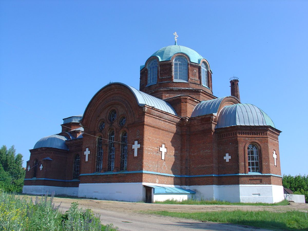 Берёзово. Церковь Воздвижения Креста Господня. фасады