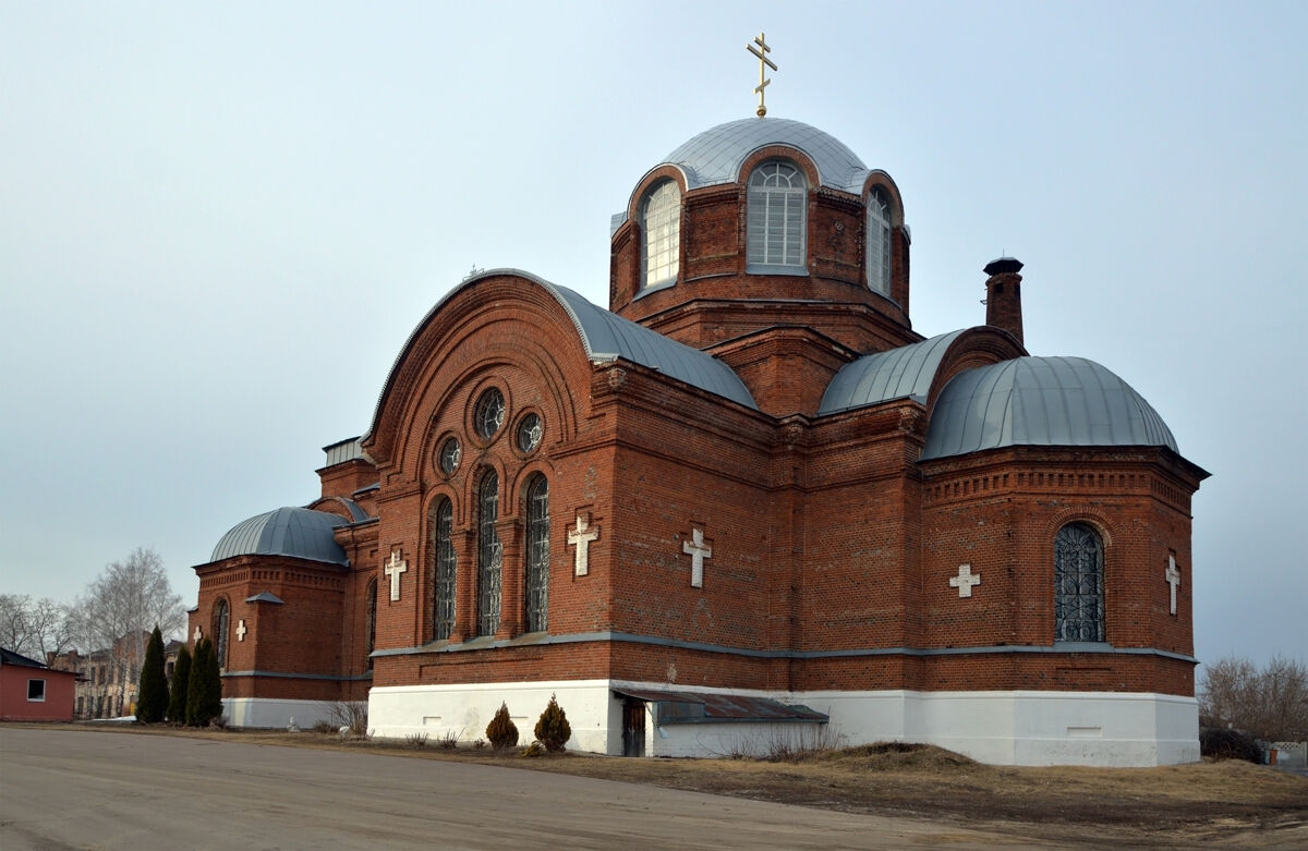 Церковь Воздвижения Креста Господня, Берёзово (Рамонский район, Воронежская область). фасады