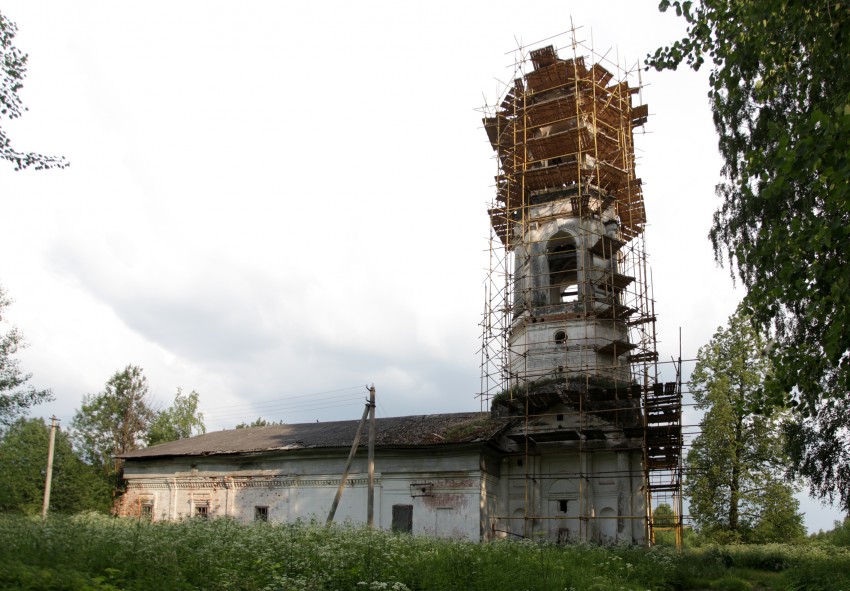 Церковь Николая Чудотворца, Шапша (Харовский район, Вологодская область). документальные фотографии