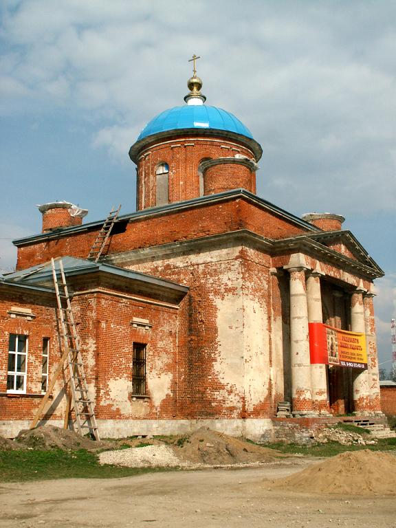 Церковь Смоленской иконы Божией Матери, Поповка (Алексин, город, Тульская область). архитектурные детали